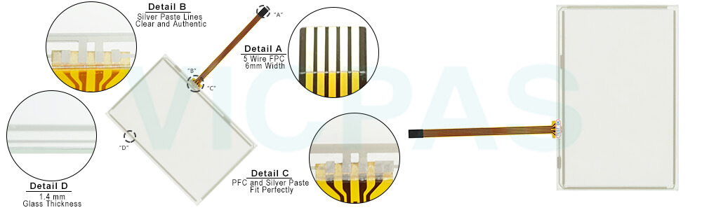 91-10755-00A 1071.0163A touch screen panel repair