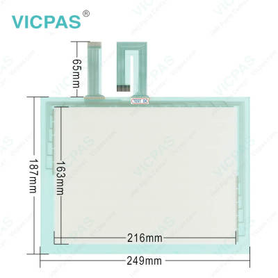 Touch screen for XBTF034310 touch panel membrane touch sensor glass replacement repair