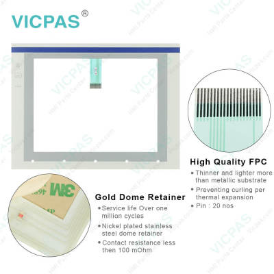 XBTF034610 XBTF034510 Touch Screen with Protective Film