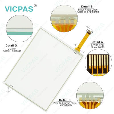 XBTOT4310 Magelis Front Overlay Touch Membrane