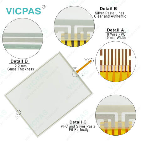 MPCKT52NAX00B Magelis Front Overlay Touch Membrane