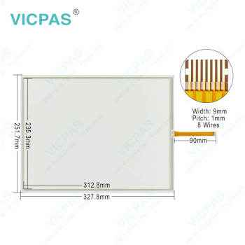 HMIG5U HMIG5U2 Front Overlay Touch Screen Glass