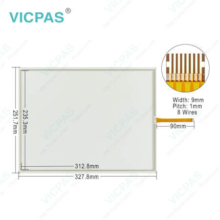 New！Touch screen panel for XBTGT7340 touch panel membrane touch sensor glass replacement repair