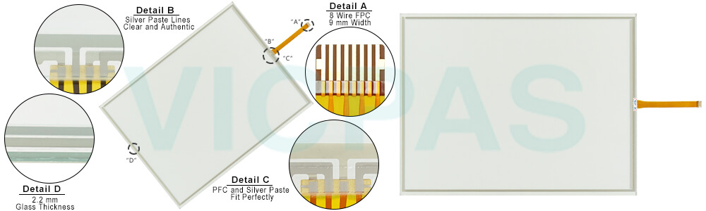 Schneider Magelis HMI MPCKT52NAA00A Touch Screen Monitor Protective Film Repair Kit