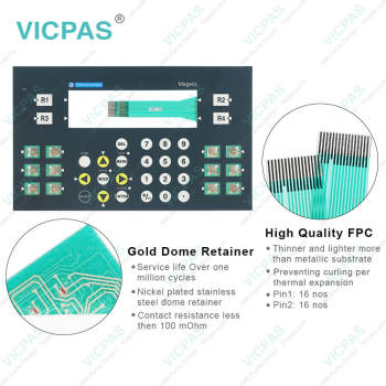 XBTB711003 XBTE016110 XBTE016010 XBTE015110 Membrane keypad