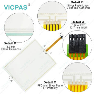 6AV6644-0AB01-2AX0 Siemens Touch Screen HMI Part Kit