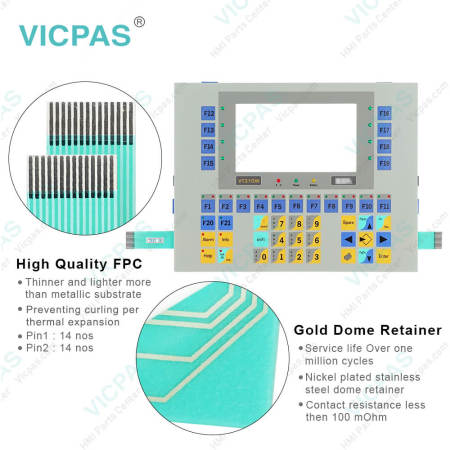 ESA Text HMI VT310W VT310WAP000 Membrane Switch Replacement