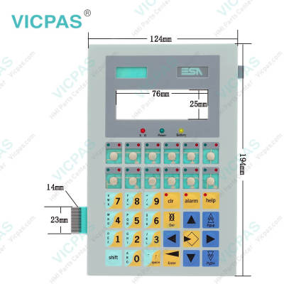 ESA Text HMI VT510 VT5100000 Membrane Keypad Replacement