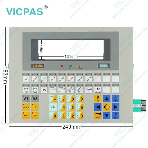 ESA Text HMI VT520G000 Membrane Keypad Replacement