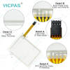 Touch screen panel for TR4-056F-05 touch panel membrane touch sensor glass replacement repair