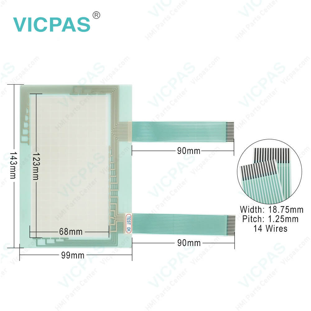 EPM-H510 Lenze EPM Front Overlay Touch Panel Replacement
