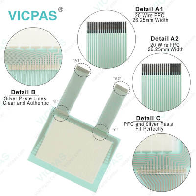 ESA Text HMI VT320W VT320WA0000 Membrane Keypad Replacement