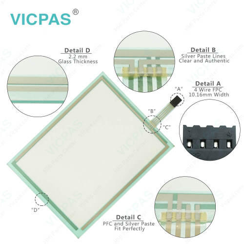 Touch screen panel for LTP-084F-01 touch panel membrane touch sensor glass replacement repair