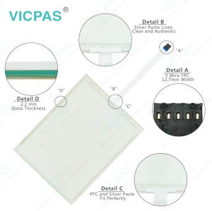 Touchscreen panel for 83F4-4180-C1260 touch screen membrane touch sensor glass replacement repair