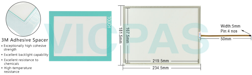 Protective Protection Film for MP277-10 6AV6643-0CD01-1AX1 SIEMENS Touch Screen 