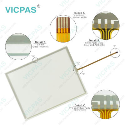 6AV6643-8AD10-0AA0 Touch panel glass screen repair
