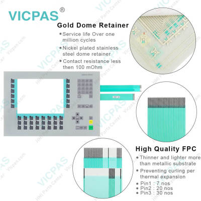 6AV6542-0AE15-2AX0 Siemens Touch Screen Membrane Keyboard