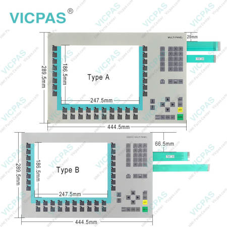 6AV6542-0DA10-0AX0 Siemens MP370 Membrane Keyboard Switch