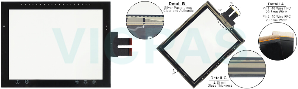 Trimble Ag leader Versa Touch Screen Panel Repair Kit