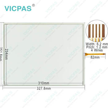 DMC TP-4129S1 Touch Digitizer Glass HMI Repair