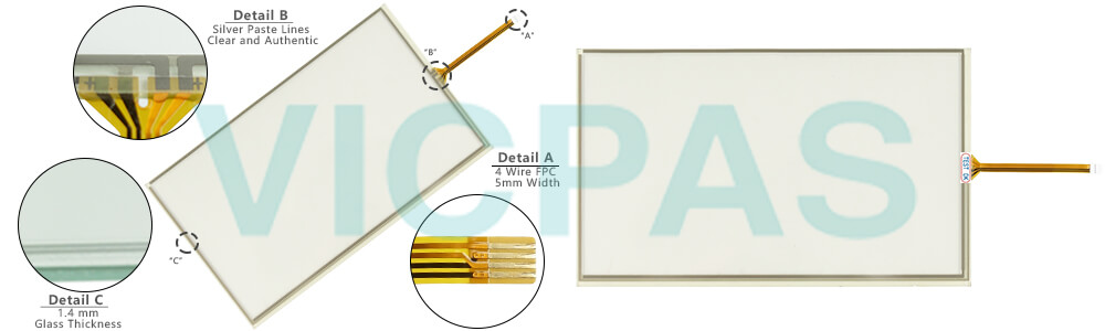 1201-X231 03 1305-524 C TTI Touch Screen Panel repair replacement