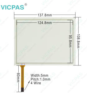 Touch screen panel for ATP-057 touch panel membrane touch sensor glass replacement repair