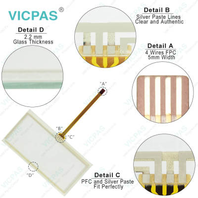 Panasonic GT11 AIGT2032H HMI Panel Glass Front Overlay