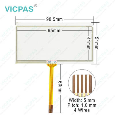 Panasonic GT02 AIG02GQ04D Front Overlay Touch Screen