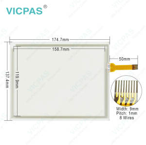 3280035-01 AGP3400-T1-D24 PFXGP3400TAD Panel Glass Film