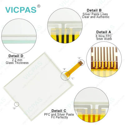 DMC TP-3196S1 TP-3196S2 TP-3196S5 Touch Digitizer Glass