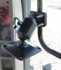 How to install the Case IH XCN-2050 Touch Panel Glass display and mount?