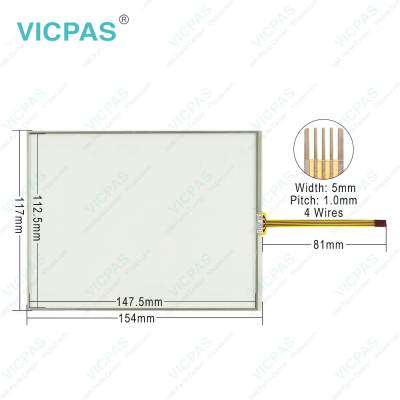 DOP-B07S515 AMT10515 Touchscreen T09.00347.02 Touch Panel