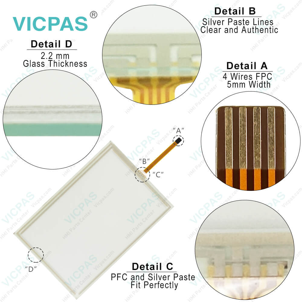 Delta DOP-A57GSTD Touch Digitizer Front Overlay Repair