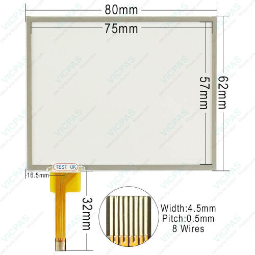 LM4201TADDC PFXLM4201TADDC Front Overlay Touch Membrane