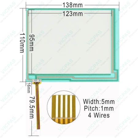 DMC TP-3057S2 HMI Touch Screen Monitor Replacement