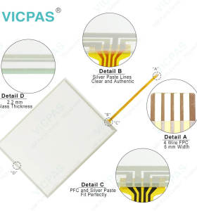 DMC TP-3694S1 Touch Screen Panel Glass Replacement