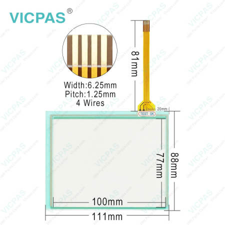 DMC AST-047A070A Touch Screen Panel Glass Original