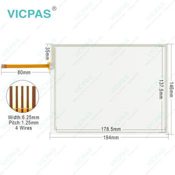 AST-084A080A DMC Touch Screen AST-084A Touch Panel