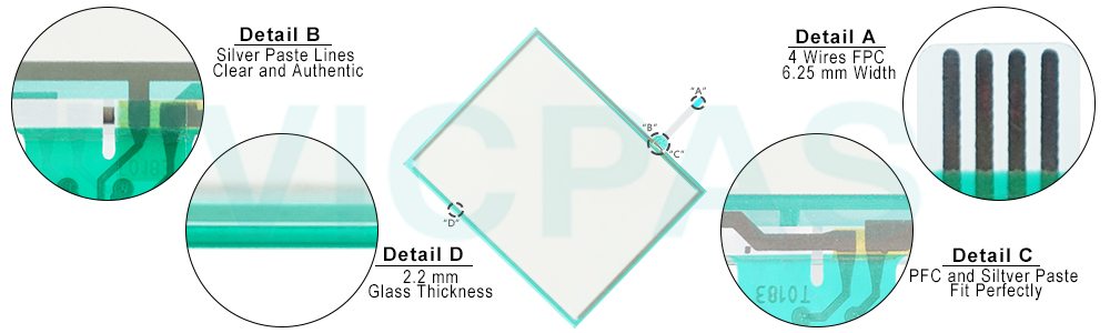 DMC ATP-104A ATP-104A060B Touch Screen Panel Original Repair Replacement