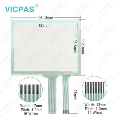 Proface GP37W2-WP00-MS GP37W-BG41-24V Overlay Touch Panel