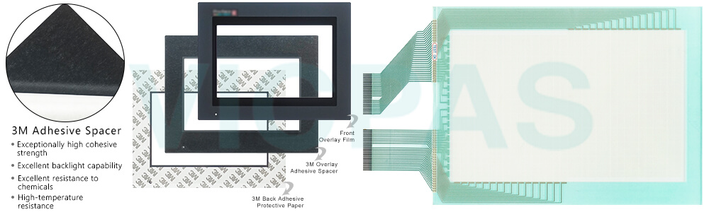 Proface Graphic Panel GP GP477RE GP477R-EG11-M GP477R-EG41-24VP-M Front Overlay Touch Screen Repair Replacement