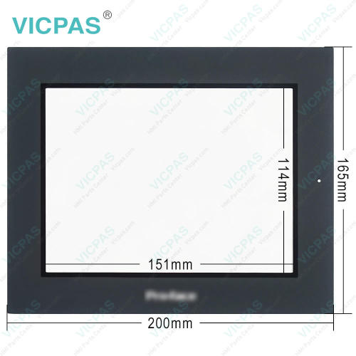 3180034-01 GP2401-TC41-24V Touch Membrane Front Overlay