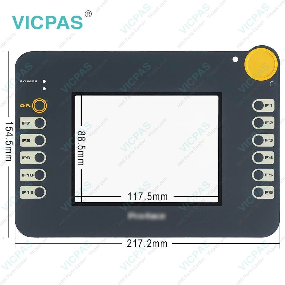 3080028-02 GP2301H-SC41-24V Touch Membrane Front Overlay