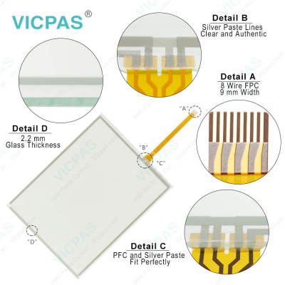 3480801-01 PS3651A-T42 Pro-face Touch Glass Overlay