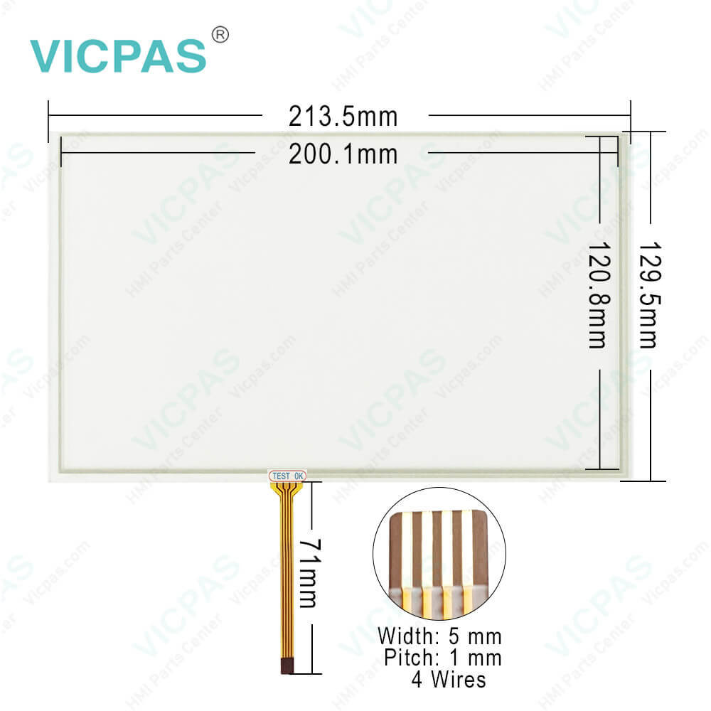 NA5-9W001B-V1 Omron NA Series Overlay Touch Screen Glass