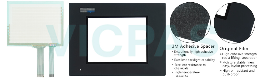 Proface GLC GLC150-SC41-XY32SC-24V GLC150-SC41-XY32SKF-24V HMI Panel Glass Front Overlay Repair Replacement
