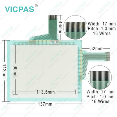 QPKSBDN0000 QPKSGDN0000 QPKCTDE0000 Touch Panel Front Overlay