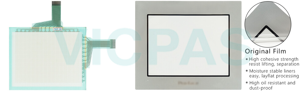 GE Fanuc QuickPanel Series QPKSTDN0000 QPKSTDN0000-A QPKCBDE0000 Touch Screen Front Overlay Repair Replacement