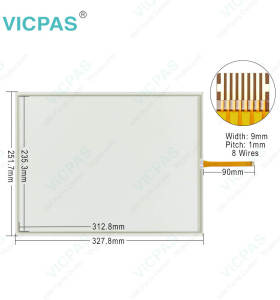 UF7811-2-DV1-24V Touch Screen Panel glass