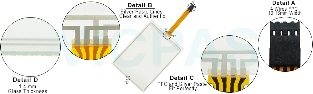 AMT9502 AMT-9502-1 91-09502-00B Touch Screen Panel Glass Repair